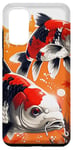Galaxy S20 three koi fishes lucky japanese carp asian goldfish cool art Case