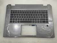 For HP ZBook Studio G5 L30668-DH1 Danish Finnish Norwegian Palmrest Keyboard NEW