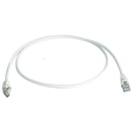 Telegaertner L00004A0071 RJ45 Network Cable Patch Cable CAT 6a S/FTP 7.50 m White Flame Retardant with Ra