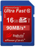 16GB Memory card for Panasonic Lumix DC G9, G9 K camera | Class 10 90MB/s SDHC
