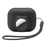 Trolsk 2-in-1 Protective Case (AirPods Pro 2/AirTag) - Svart