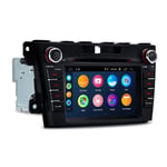 XTRONS Android 10 Car Stereo GPS Navigation for Mazda CX-7 2007-2012, Double Din DVD Car Stereo with Bluetooth 7 Inch Touch Screen Head Unit Built-in DSP CarAutoPlay Supports WIFI OBD2 DVR TPMS Camera