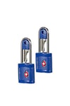 Samsonite Global Travel Accessories TSA Key Luggage Lock 2x, 6 cm, Blue (Midnight Blue)