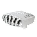 BLACK+DECKER BXSH37005GB Fan Heater, 2 Heat Settings, 1 Fan Setting, Adjustable Thermostat, 2KW, White