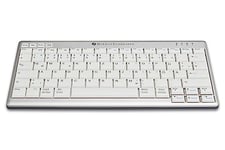 Bakker Elkhuizen BNEU950WDE Keyboard DE QWERTZ Ultraboard 950 white-silver/wireless