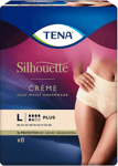 TENA Lady Silhouette Pants Plus Creme Large x 1 Pack of 8 Incontinence Pants