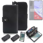 Wallet case for TCL 40 SE cover flipstyle protecion pouch