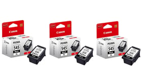 3x Original Canon PG545XL Black Ink Cartridges For PIXMA TS3150 Inkjet Printer