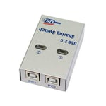 GP49 2 USB Ports Sharing Switch Share 1 Device to 2 PC's