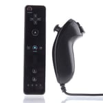 Manette Wiimote et Nunchuk pour Wii U et Wii Noir