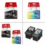Genuine Canon Pg540 / Pg-540xl & Cl541 / Cl541-xl Ink Cartridges - Pixma Mg3600