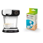 Tassimo by Bosch My Way 2 TAS6504GB Coffee Machine, 1500 Watt, 1.3 Litre, White with TCZ6008 Descaling Tablets - 8 Tablets