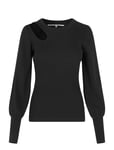 Lee Knit O-Neck Tops Knitwear Jumpers Black Second Female