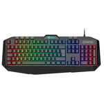 AWD-IT Nebula V2 RGB Gaming Keyboard and Mouse Mat Bundle - AWDNEBULAKB