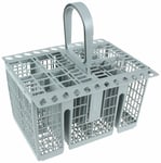 Grey 8 Slot Dishwasher Cutlery Basket Tray Cage For Hotpoint & Indesit Machines