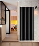 NRG Modern Vertical Flat Panel radiators | Black 1600 x 680 mm Double Column Designer Bathroom Radiator Heater