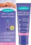 Lansinoh HPA Lanolin Nipple Cream for Sore Nipple &Cracked Skin,100%Natural 40ml