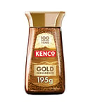 Kenco Gold Indulgence Instant Coffee 195g (Pack of 6 Jars, Total 1.17kg )
