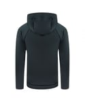 Nike Mens Swoosh Logo Black Zip-Up Hoodie - Size X-Large