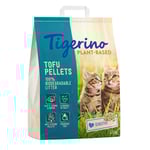 Tigerino Plant-Based Tofu Sensitiv kattströ - doftfri - Ekonomipack: 2 x 11 liter (9,2 kg)