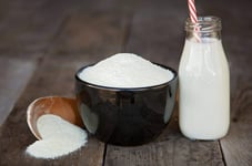Morton's Dried Whole Full Fat Cream Milk Powder 26% Fat for Protein Shakes etc (900g)