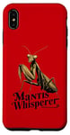 Coque pour iPhone XS Max Mante religieuse rétro Nature Lovers Mantis Whisperer