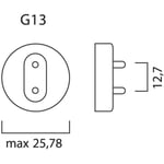 LED-lysrör T8 ToLEDo Superia 22W (58W) 865 G13