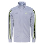 Nike Track Top Nsw Repeat - Wolf Grey/neon/svart, storlek X-Small