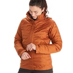Marmot Women's Waterproof Jacket, Lightweight Hooded Rain Jacket, Windproof Raincoat, Breathable Windbreaker, Ideal for Running and Hiking, Copper, S