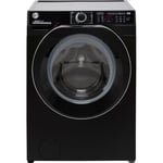 Hoover H-WASH 500 HW412AMBCB/1 Wifi Connected 12Kg Washing Machine with 1400 rpm - Black - A Rated