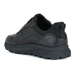 Geox Femme D Spherica D Sneakers, Black, 35 EU