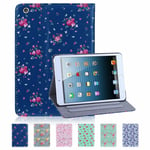 32nd Floral Series - Pu Leather Folio Stand Case Cover - Apple Ipad Mini 1, 2, 3