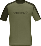 Norrøna Norrøna Men's Falketind Equaliser Merino T-Shirt Olive Night/Rosin XL, Olive Night/Rosin