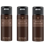 David Beckham - 3x Intimately Deodorant Spray 150 ml