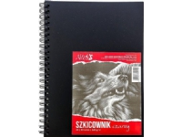 RS261254 A4 Sketchbook MATT Black 140g