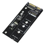 Black Ajouter sur carte M.2 adaptateur M2 SATA3 releveur M.2 vers SATA adaptateur SSD M2 vers SATA carte d'extension B clé pour NGFF 30/42/60/80mm