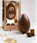 Luxury Easter Egg - Baileys Salted Caramel Milk Chocolate Large Egg 215 g with 4 x Truffles Collection Alcohol Liqueur Chocolates Adult Gift Set Present - 1x Chocolate Bar - Easter Egg Bundle Hamper