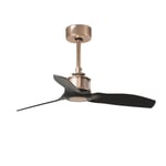 Just Copper Black Ceiling Fan 81cm Smart Remote Included