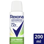 Rexona Déodorant Femme Spray Anti-transpirant 72h Lily Fresh - Le De 200ml