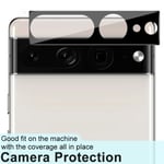 IMAK Google Pixel 7 Pro linsebeskytter i herdet glass - Svart