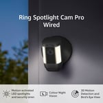 Ring Spotlight Cam Pro Wired by Amazon | Outdoor Security Camera 1080p HDR... 