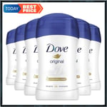 Dove Original Anti-Perspirant Deodorant Stick 48 Hour Protection - 40 ml , 6Pack