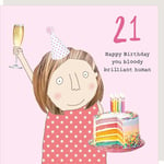 Rosie Made A Thing 21 Brilliant Human Her 21st Birthday Card Humour Cards