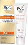 Roc - Soleil-Protect High Tolerance Comfort Fluid SPF 50 - UVA/B Protection - Fa
