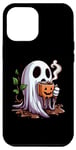 Coque pour iPhone 13 Pro Max Drôle de café fantôme, amateur de café fantôme, homme et femme