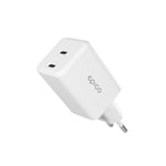 Epico UltraBoost GaN 45W Väggladdare - 2x USB-C - Vit