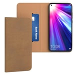 Mobile phone cover for Huawei Honor VIEW20 wallet flip case vintage brown