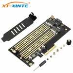 Rouge SK7 PCIE X4 adaptateur M clé B clé double Interface carte pour NVMe M.2 SSD prise en charge PCI Express 3.0 2230-22110 taille M2 SSD