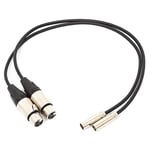 Blackmagic Design HYPERD/AXLRMINI2 Câble audio mini XLR (3-pin) XLR (3-pin) Noir 0,495 m