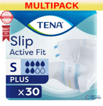 TENA Slip Active Fit Plus (PE Backed) - Small - 1730ml - 3 Packs of 30 -90 Slips